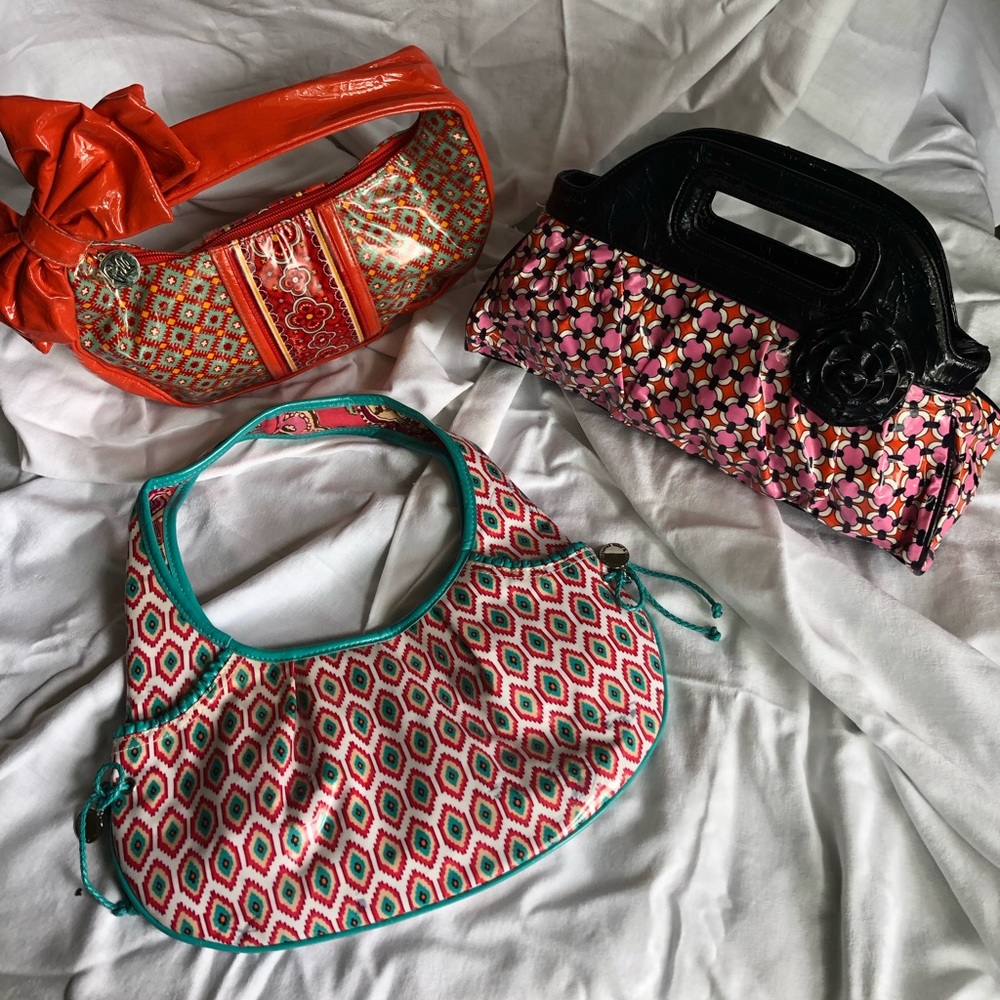 Like New Vera Bradley Frill Handbag Collection